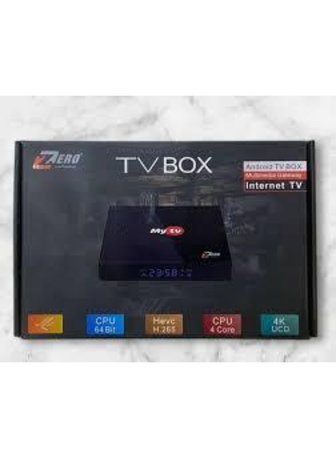 زيرو جهاز ZERO SMART TV BOX - أسود - Image 1